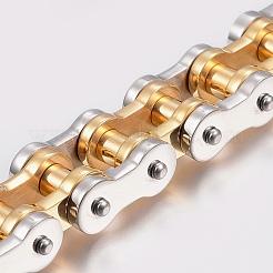 Men's 201 Stainless Steel Bracelets&nbsp;BJEW-H569-17MM-E