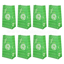 15Pcs Football Pattern Paper Bakery Bags&nbsp;ABAG-TA0002-32C