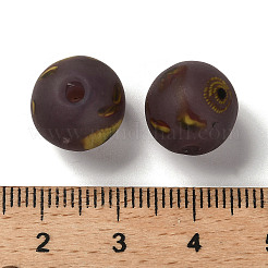 Handmade Frosted Lampwork Beads&nbsp;LAMP-C016-04C-07