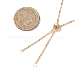 Brass Slider Necklace Makings&nbsp;AJEW-JB01263-01