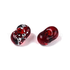 Picasso Spray Painted Glass Seed Beads&nbsp;SEED-T006-04-33