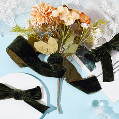 5 Yards Polyester Frayed Ribbon&nbsp;OCOR-WH0082-226A-02