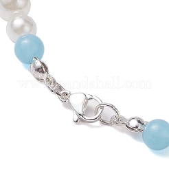 Acrylic Pearl & Luminous Beaded Necklaces for Women&nbsp;NJEW-JN04909