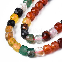 Natural Agate Beads Strands&nbsp;G-S359-375C