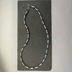 Bamboo Plastic Bead Necklace for Women&nbsp;WM0977-1