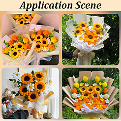 DIY Sunflower Twist Stick Making Kits&nbsp;AJEW-SC0032-03