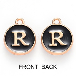 Golden Plated Enamel Alloy Charms&nbsp;ENAM-SZ0001-26B-R