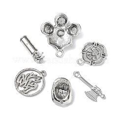 40Pcs 10 Styles Tibetan Style Alloy Pendants&nbsp;FIND-FP0001-23