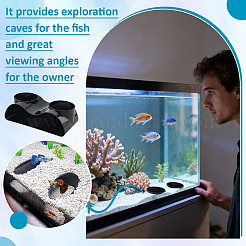 Plastic Aquarium Tunnel Underground&nbsp;KY-WH0046-218