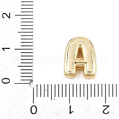 Brass Micro Pave Cubic Zirconia Beads&nbsp;KK-C170-35G