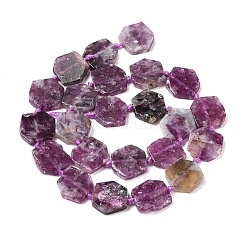 Natural Lepidolite Beads Strands&nbsp;G-L095-A01-01A