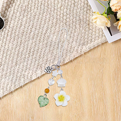1Pc Alloy Polyester Mobile Straps&nbsp;AJEW-BM0001-22A