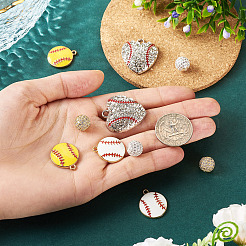 Baseball Sport Theme DIY Jewelry Making Findings Kits&nbsp;DIY-TA0011-99