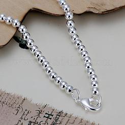 4mm Brass Ball Chain Bracelets for Women&nbsp;BJEW-BB12561