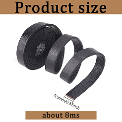 1M Flat PU Leather Cord&nbsp;WL-WH0004-10