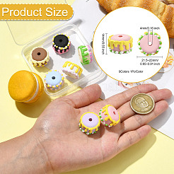 9Pcs 9 Colors Opaque Acrylic Beads&nbsp;OACR-CJ0002-63