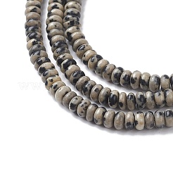Natural Dalmatian Jasper Beads Strands&nbsp;G-H292-A09-02
