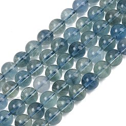 Natural Blue Fluorite Beads Strands&nbsp;GG-CBAF158-8mm