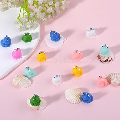49Pcs 7 Styles Opaque Resin Pendants&nbsp;RESI-SZ0003-47