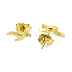 Cute Little Animal Theme 304 Stainless Steel Stud Earrings&nbsp;EJEW-B041-04I-G