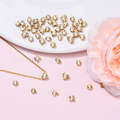 56Pcs 7 Styles Brass Beads&nbsp;KK-YW0003-13