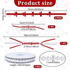 DIY Polyester Ribbon & Braided Bracelets Making Kits&nbsp;DIY-GA0007-96A
