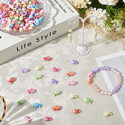 300Pcs Fish Craft Style Acrylic Beads&nbsp;SACR-SP0001-28