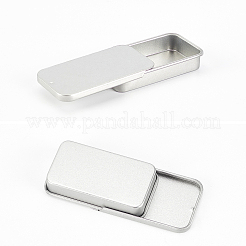 Empty Slide Top Tinplate Box&nbsp;CON-WH0076-74S