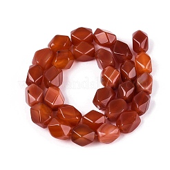 Natural Red Agate Beads Strands&nbsp;GG-N361-06A-03