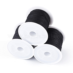 3 Rolls 3 Styles Round Nylon Braided Cord&nbsp;NWIR-TADJ0001-03D