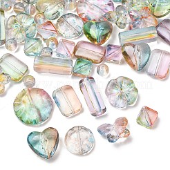 Two Tone Transparent Acrylic Beads&nbsp;OACR-Z041-14