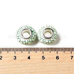 Opaque Resin European Beads&nbsp;RESI-C055-01J