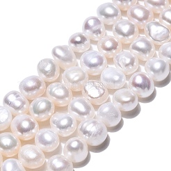 Natural Cultured Freshwater Pearl Beads Strands&nbsp;PEAR-N014-05L
