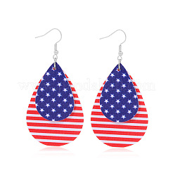 PU Leather Dangle Earrings&nbsp;FS-WGFC822-01