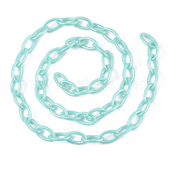Acrylic Opaque Cable Chains&nbsp;X-PACR-N009-001D