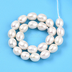 Natural Cultured Freshwater Pearl Beads Strands&nbsp;PEAR-N012-06Z-01