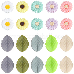 20Pcs 10 Styles Silicone Beads&nbsp;SIL-PA0001-62