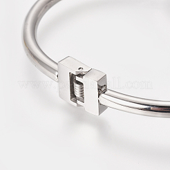 304 Stainless Steel Bangles&nbsp;LS-BJEW-F390-04P
