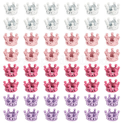 48Pcs 4 Colors Alloy Crown European Beads&nbsp;FIND-TA0010-45