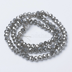 Electroplate Glass Beads Strands&nbsp;EGLA-A034-J10mm-Y01