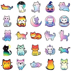 50Pcs Cartoon Cat Paper Sticker&nbsp;STIC-C012-02