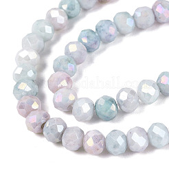 Ombre Effect Dyed Glass Beads Strands&nbsp;LS-GLAA-C023-02-C24