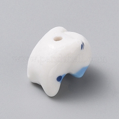 Handmade Porcelain Beads&nbsp;PORC-WH0152-07D