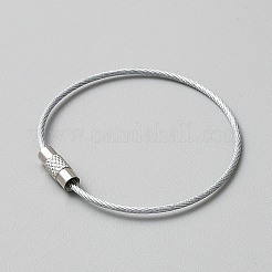 Carbon Steel with PVC Wire Cord&nbsp;AJEW-WH0314-897D