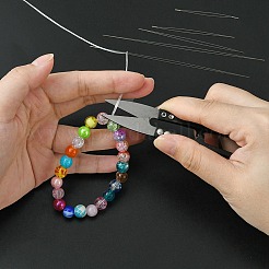 High Carbon Steel Big Eye Beading Needle&nbsp;TOOL-YW0001-28