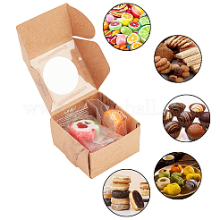 Foldable Creative Kraft Paper Box&nbsp;CON-WH0077-16B