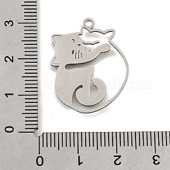 201 Stainless Steel Pendants&nbsp;STAS-S176-20P