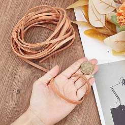 Flat Cowhide Leather Cord&nbsp;WL-GF0001-09D-03