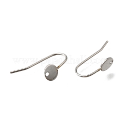 304 Stainless Steel Earring Hooks&nbsp;STAS-B087-09A-P