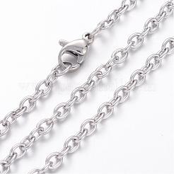 Non-Tarnish 304 Stainless Steel Necklace&nbsp;MAK-K004-16P